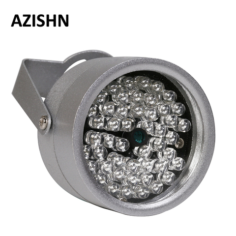 AZISHN-illuminateur de vidéosurveillance led 48IR | En métal, à Vision nocturne à infrarouge, lumière de remplissage de vidéosurveillance étanche pour caméra de Surveillance de vidéosurveillance ► Photo 1/6