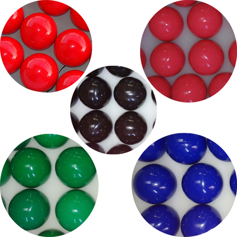 Xmlivet – lot de boules de billard simples de 5.25cm, en résine de couleur mixte, 2 1/16 pouces, livraison gratuite, offre spéciale, 3 pièces/lot ► Photo 1/6