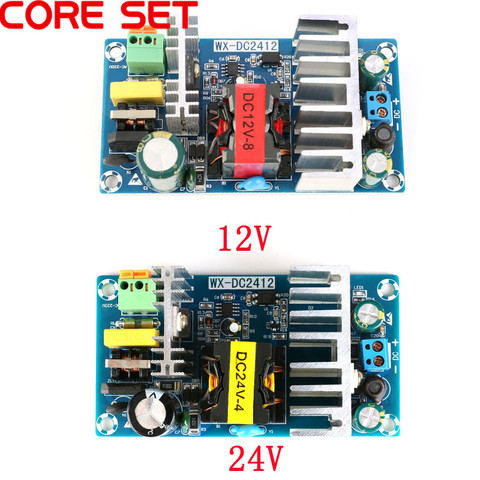 Module d'alimentation à découpage ca/cc ca 110v 220v à cc 24V 4A/12V 8A carte d'alimentation à découpage AC-DC ► Photo 1/6