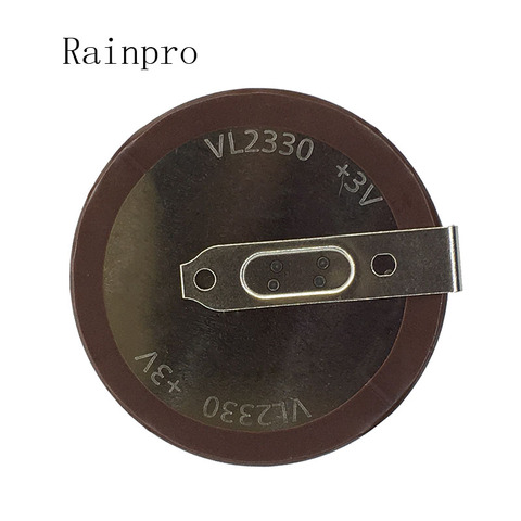 Rainpro – batterie au lithium Rechargeable VL2330 2330, 1 pièce/lot, pièces de monnaie pour bouton de clé de voiture ► Photo 1/3