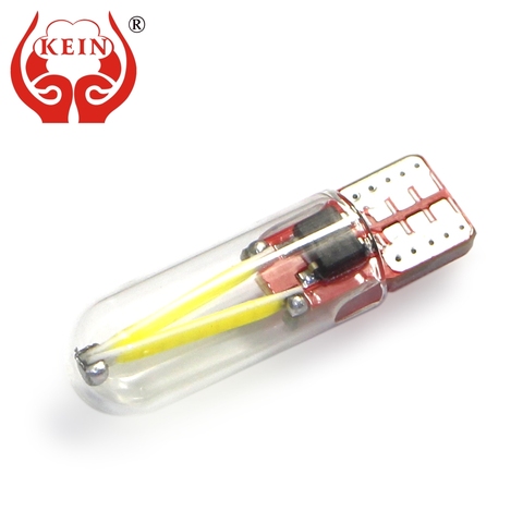 KEIN – ampoule T10 W5W 194 168 COB 501 t10, 1 pièce, lumières de voiture bleues, panneau intérieur, dôme de véhicule, lampe de signalisation automobile ► Photo 1/6