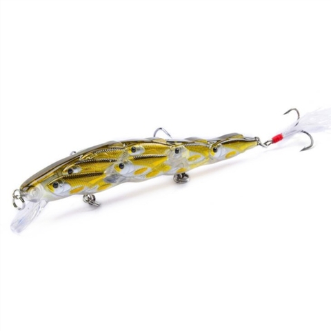 Lot d'appâts artificiels durs pour la pêche, leurre pour attraper des poissons, Swimbait, pour les ménés, Crankbait, 11.5cm, 15.6g, 1 unité ► Photo 1/6