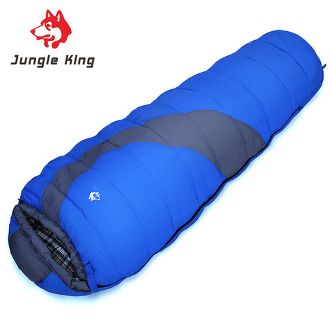 Jungle King 2017 extérieur montagne camping équipement gros sac de couchage automne et hiver camping-10 ~ 10 degrés suture coton ► Photo 1/6