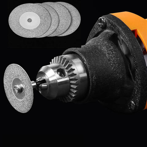 Disque de coupe Mini outil 10PC chaud pour accessoires rotatifs meule diamantée lame de scie circulaire rotative disque diamant abrasif ► Photo 1/5