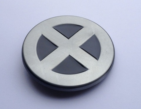 Boucle de ceinture super-héros X man, noir et argent ► Photo 1/1
