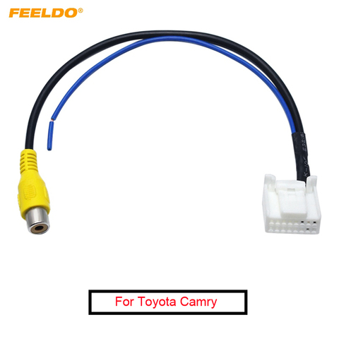 FEELDO – caméra de recul pour voiture, 1 pièce, convertisseur vidéo, adaptateur de câble pour Toyota Camry 7th, DVD de Navigation, # AM2593 ► Photo 1/4