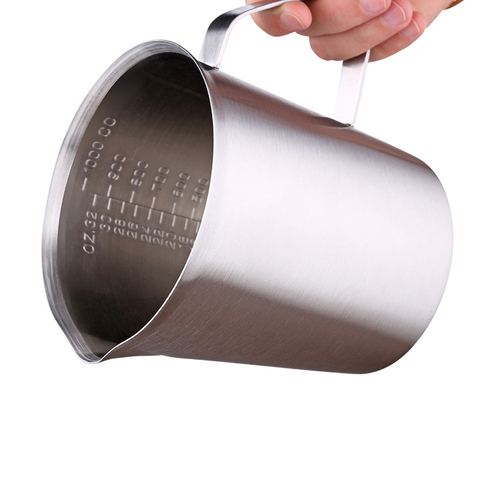 Rokene – pichet à mousse de lait en acier inoxydable, Production de Cappuccino, thé au lait, café, tasse ► Photo 1/6