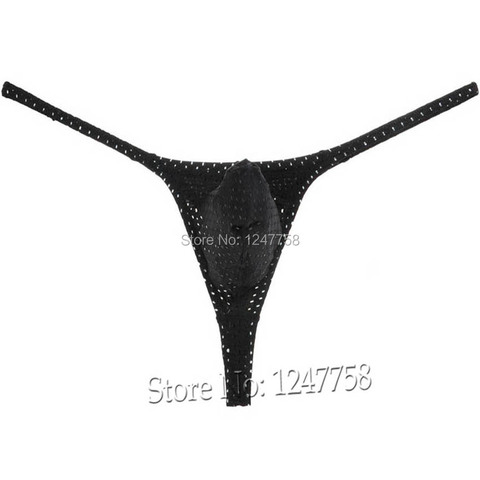 String élastique pour hommes, pochette pour améliorer le renflement t-back, trous de respiration, Mini Bikinis, sous-vêtements masculins ► Photo 1/1