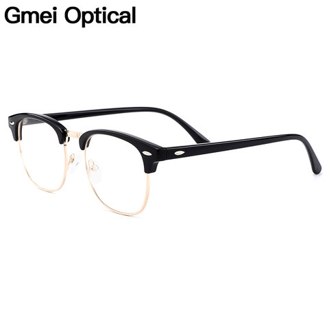 Gmei-lunettes optique rétro, monture en plastique, pour hommes et femmes, myopie, presbytie, lunettes de lecture, Prescription, H8004 ► Photo 1/6