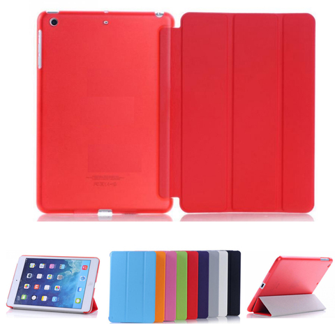 Étui pour tablette mince Ultra-mince pour coque iPad mini Flip magnétique pliant PVC A1432 A1490 couverture pour iPad mini 2 mini 3 Smart Case ► Photo 1/6