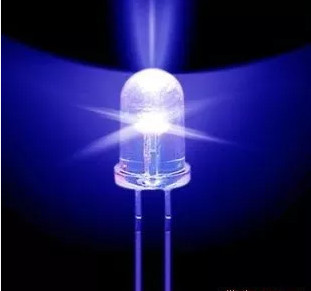 En gros 100 pièces bleu 5mm rond Super lumineux diode électroluminescente LED ampoule lampe lumière 5000MCD ► Photo 1/1