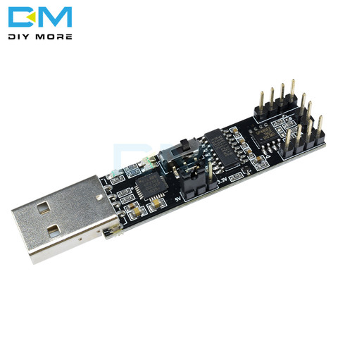 3 en 1 USB vers RS232 RS485 TTL convertisseur adaptateur Module 5V 500mA USB TLL Port série Module CP2102 2Mbps puce connecteur pour Win7 ► Photo 1/6