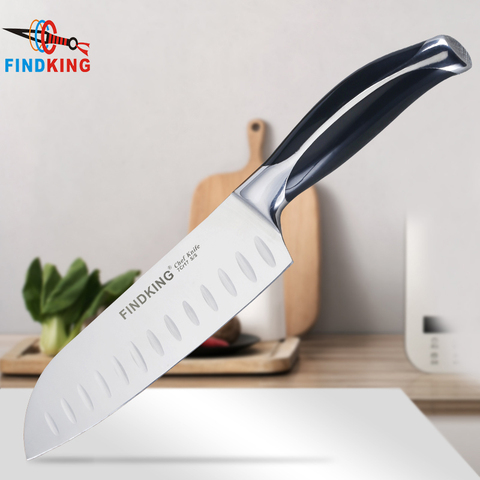 Couteau à trancher de cuisine de qualité supérieure Findking 440c qualité japonaise 7.5 ''pouce couteau à viande congelé couteaux à saumon couteau à filet ► Photo 1/6