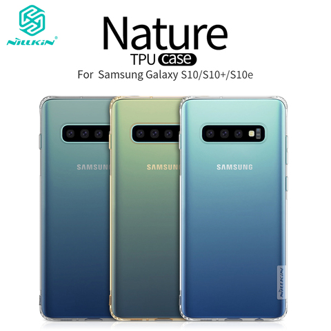 Nillkin – coque de protection souple en TPU pour Samsung Galaxy, pour modèles S10, S10 +, S10e, Original, mince et transparente, 6.1 