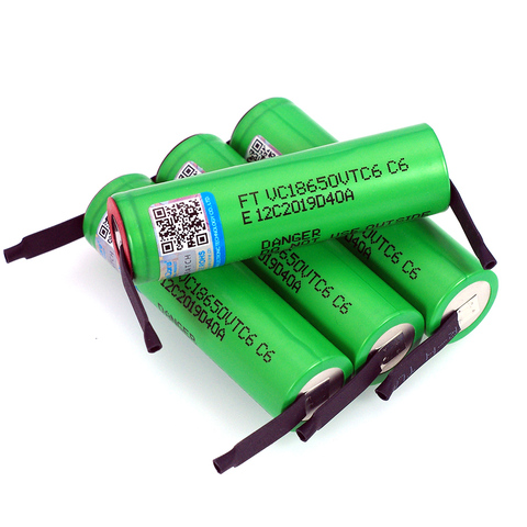 VariCore – batterie Li-ion Rechargeable, feuilles de Nickel à monter soi-même, 3.7V 3000mAh vtc6 18650 ► Photo 1/6