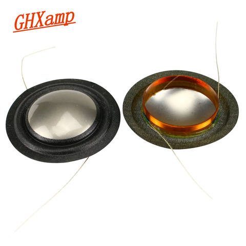 GHXAMP – Tweeter 19.43mm, bobine vocale 19.5 noyau, Film en titane, 8 ohm, bobine en aluminium plaqué cuivre, triple haut-parleur, pièces de réparation 2 pièces ► Photo 1/6