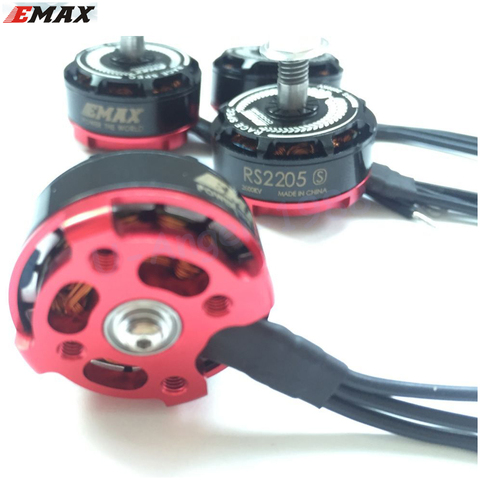 4 ensemble/lot D'origine Emax RS2205S 2300KV 2600KV Brushless Moteur Pour FPV Quad De Course (version améliorée de RS2205) ► Photo 1/6