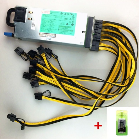 1200 W Miner alimentation DPS-1200FB A 438202-002 440785-001 DL580G5 1200 W PSU ethereum apw3 BTC Asic Bitcoin Miner boîte de sortie ► Photo 1/6