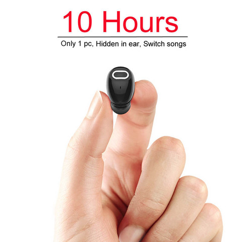 Mini écouteurs Bluetooth, 10 heures de musique, casque d'écoute sans fil, mains libres, pour télévision, PC, iPhone, Samsung, Android ► Photo 1/6