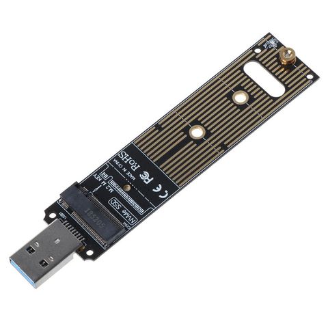 Adaptateur Portable haute Performance NVME vers USB M.2 SSD vers carte de Type A USB 3.1 Gen 2 puce de pont vers M2 SSD clé M pour Windows XP/7/ ► Photo 1/6