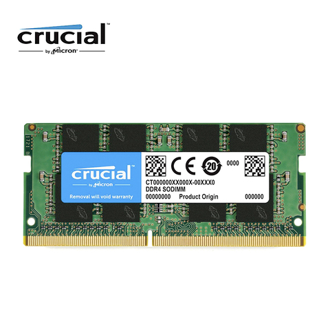 Crucial DDR4 mémoire RAM DDR4 ordinateur portable 8GB 4GB 16G 2400MHZ 2666MHZ 2133MHZ 1.2V so-dimm ddr4 pour ordinateur portable ► Photo 1/4