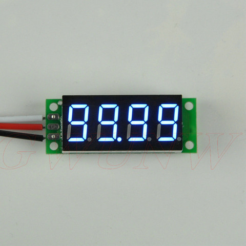 GWUNW – microvoltmètre BY436V DC 0-99.99V(100V), 0.36 pouces, 4 bits, testeur de tension, sans coque ► Photo 1/5