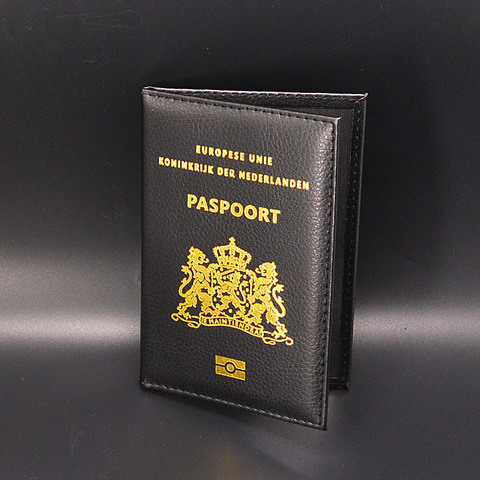 Pays-bas voyage Paspoort couverture femmes Pu étui en cuir pour passeports nouvelle hollande néerlandais mode mignon fille porte-passeport rose ► Photo 1/6
