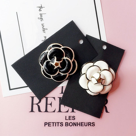 Haute qualité luxe grande marque camélia cc broche foulards boucle saint valentin broches broches pour femme cadeau accessoires ► Photo 1/6