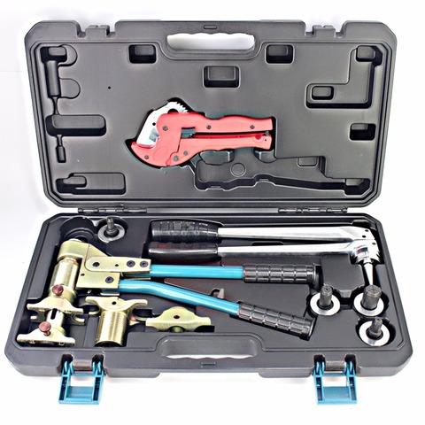 Outils de serrage de tuyau Pex, outils de sertissage PEX-1632 gamme 16-32mm pour le système REHAU, Kit d'outils de plomberie ► Photo 1/5
