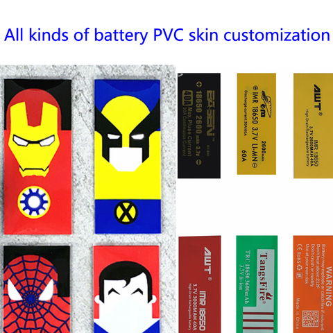 Toutes sortes de batteries, manchon rétractable en PVC, gaine d'isolation, échantillons sur mesure, PVC sur mesure ► Photo 1/4