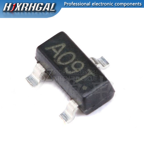 Transistors MOS FET, lot de 10 pièces, AO3400 SOT23 AO3400A SOT-23 A09T SOT ► Photo 1/1