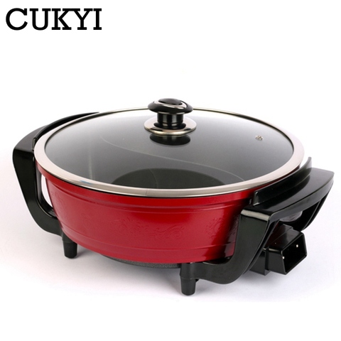 CUKYI-casserole électrique, 220V, 1500W, pour cuisinière domestique, grande capacité, deux saveurs ► Photo 1/4