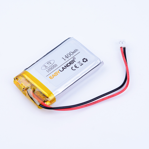 103050 3.7V lithium polymère batterie 1400mah batterie pour jouet Spot A GPS Tracker produits de navigation Ebook PSP haut-parleur Bluetooth ► Photo 1/3