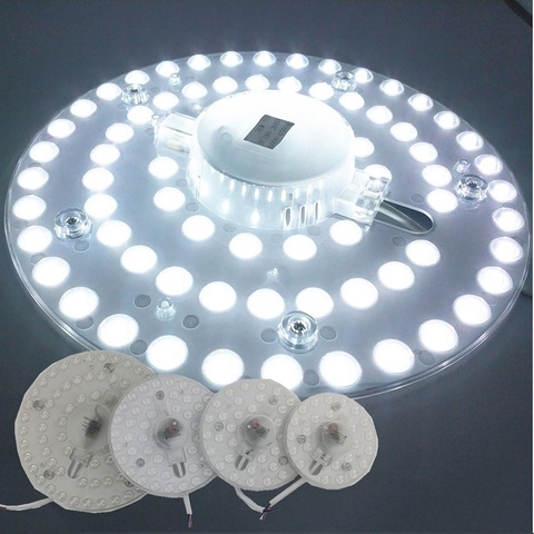 Source de lumière LED remplaçable 2D lumineuse de 12 W 18 W 24 W 36 W pour le plafonnier européen marqué 220 V avec le remplacement de l'aimant lumière LED s ► Photo 1/6