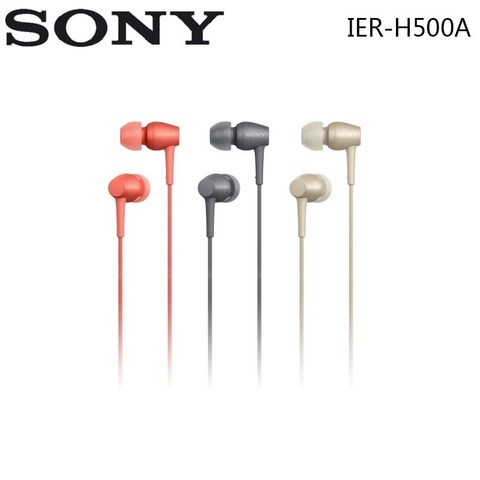 SONY – écouteurs d'origine pour Xperia 10P, IER-H500A mm, oreillettes stéréo, musique, casque d'écoute pour smartphone, mains libres, avec micro, 3.5 ► Photo 1/6