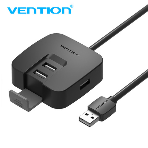 Vention-Table composite pour téléphone, 4 ports USB Hub 2.0, avec Interface d'alimentation Micro USB, compatible séparateur de cartes USB adaptateur pour ordinateur portable ► Photo 1/6