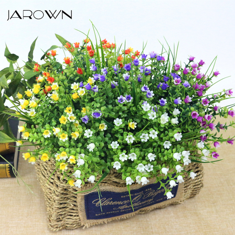 JAROWN – Bouquet de lys de la vallée, fausses fleurs artificielles en plastique, pour un mariage, pour décorer une fête à la maison ► Photo 1/6