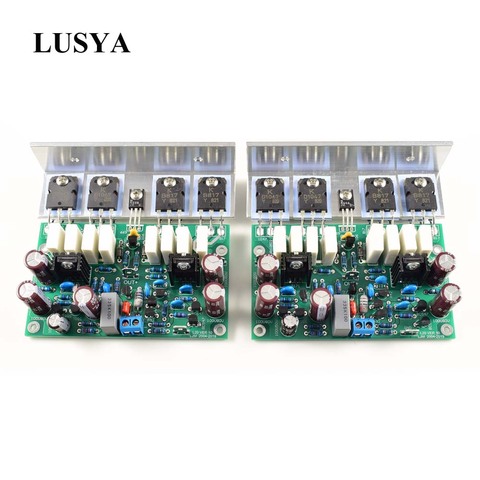 Lusya 2 pièces haut de gamme L20 VER 10 amplificateur de puissance stéréo carte finie 200W 8R avec D2-011 en aluminium d'angle ► Photo 1/6