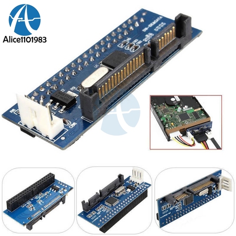 Convertisseur IDE 40 broches femelle SATA à 22 broches adaptateur mâle PATA SATA carte T1 Module carte 40p 40pin bricolage électronique ► Photo 1/6