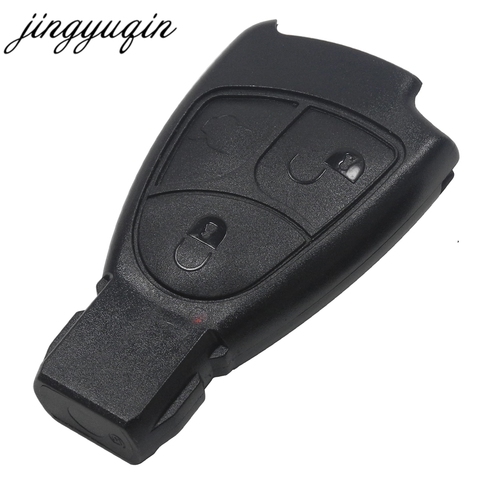 Jingyuqin – housse de télécommande de remplacement, 3 boutons 2B 4BT, pour Mercedes Benz B C E ML S CLK CL ► Photo 1/2