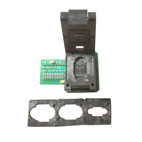 TNM-BGA169-01,emmc nand flash BGA169 BGA153 adaptateur pour programmeur TNM5000 + limiteurs de carte 4 pièces, TNM5000 prend en charge tous les emmc par auto ► Photo 1/3