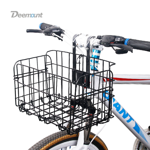 Deemount vélo panier guidon sacoche cyclisme Carryings fer boîtier poche Cycle bagages sac lourd/Type de base Options ► Photo 1/6