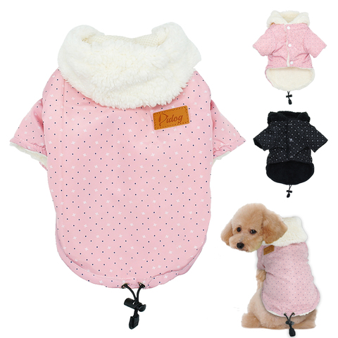 Manteau d'hiver chaud pour chien, veste à capuche pour chat, chiot, Chihuahua, yorkshire, vêtements pour animaux de compagnie, tailles S M L XL ► Photo 1/6