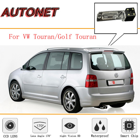 Caméra de recul autonome pour Volkswagen VW Touran/Golf Touran, 2003 ~ 2010 CCD, Vision nocturne, caméra de sauvegarde et plaque d'immatriculation ► Photo 1/6