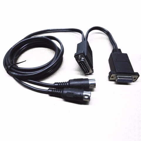 Haute qualité MIDI à Joystick jeu Port Audio câble DB15 5 broches DIN fil cordon longueur 1.8m ► Photo 1/1