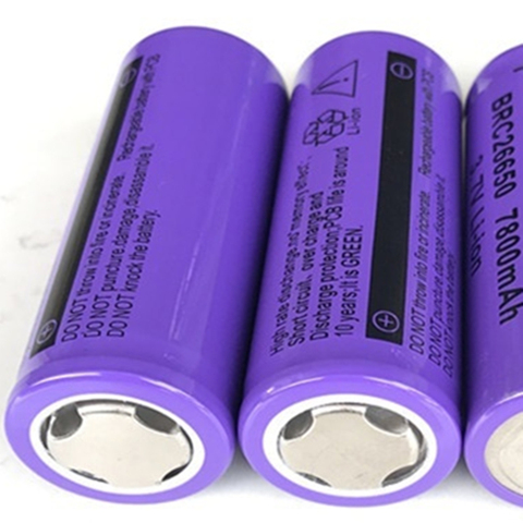 Batterie Rechargeable au Lithium pour lampe de poche GTL evrefre, 100%, 26650 v, 3.7 mah, 7800, originale, nouveau, 26650 ► Photo 1/1