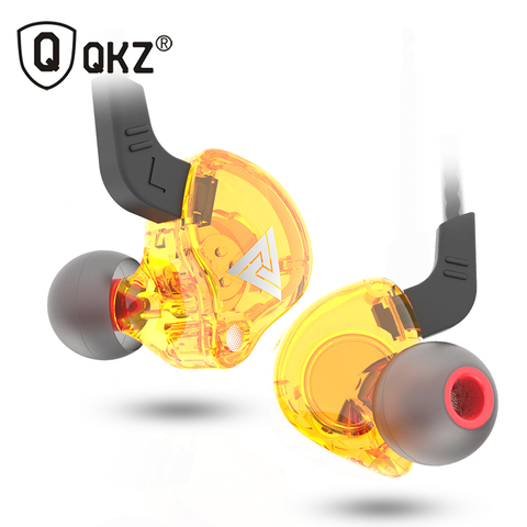 QKZ AK6 ATES ATE ATR HD9 cuivre pilote HiFi Sport casque dans l'oreille écouteur pour courir avec Microphone casque musique écouteurs ► Photo 1/6