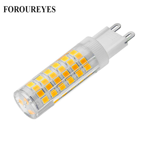 Ampoule LED en céramique Super pour vente à chaude brillante G9 lampe à LED ac 220v, 4W 5W 7W SMD2835, lumière halogène de remplacement pour lustre, 30W 40W 50W ► Photo 1/6