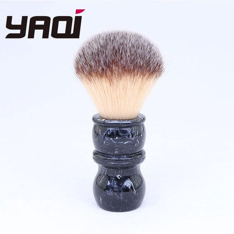 24mm Hommes de Rasage Brosse Résine Poignée En Nylon Pour Les Hommes Liquidation Barbe Professionnel Barber Visage De Nettoyage Rasoir Rasage Brosse outil ► Photo 1/4