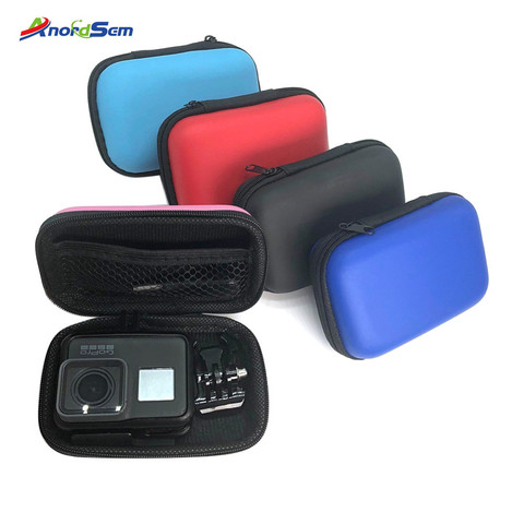 Anordsem – boîte de rangement Portable antichoc, Mini sac de 5 couleurs, étui pour GoPro Hero8 Hero7 5 6Hero2022 Yi 4k, support d'appareil photo, accessoires ► Photo 1/5